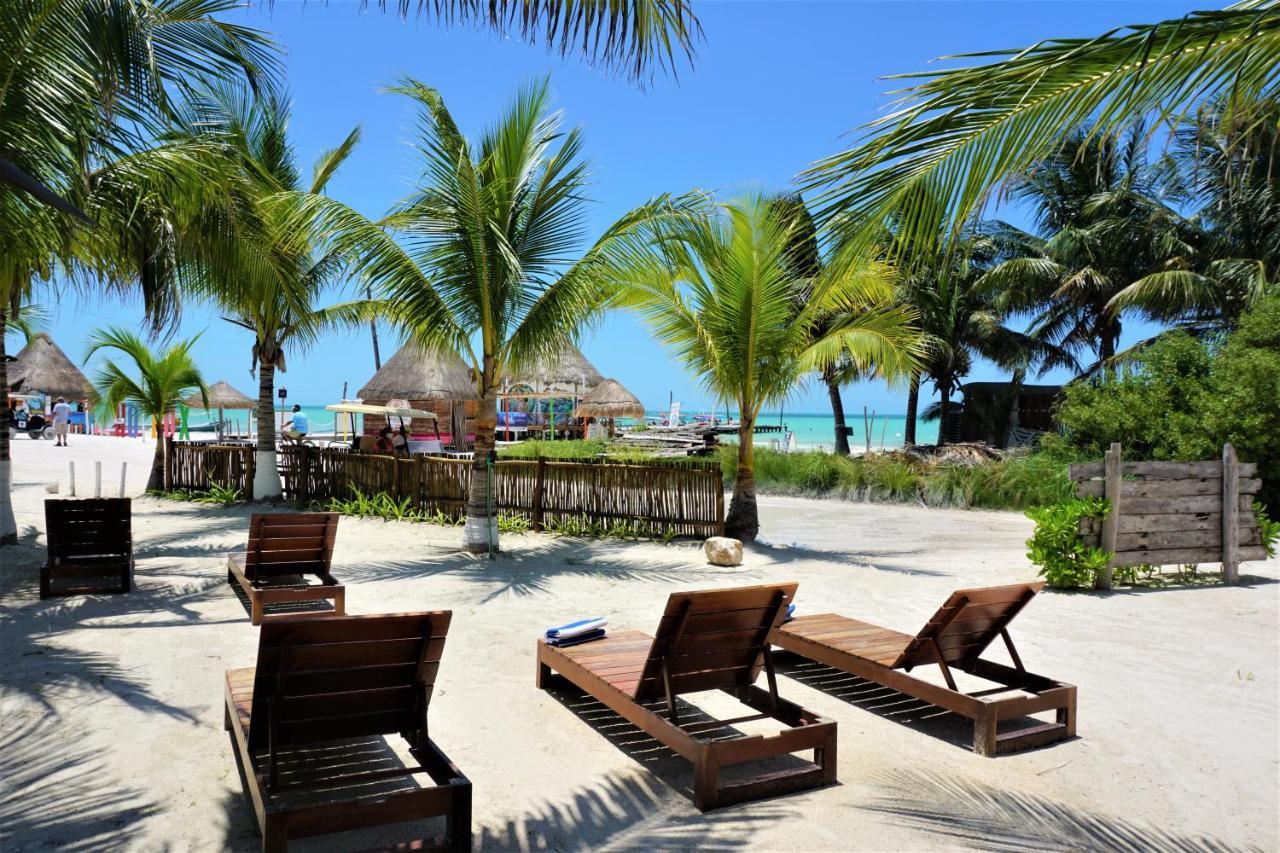 La Diosa Kali Beach Front Hotel Isla Holbox Kültér fotó