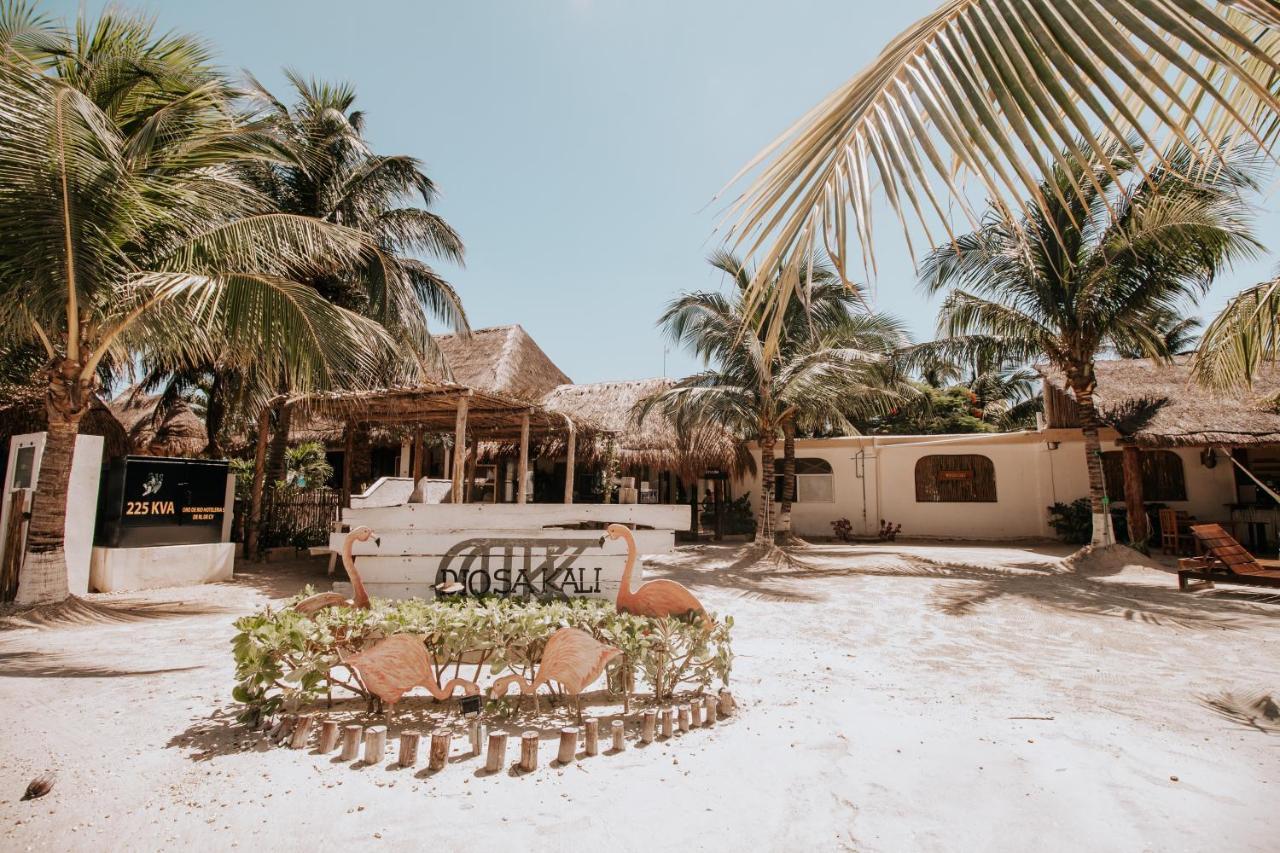 La Diosa Kali Beach Front Hotel Isla Holbox Kültér fotó