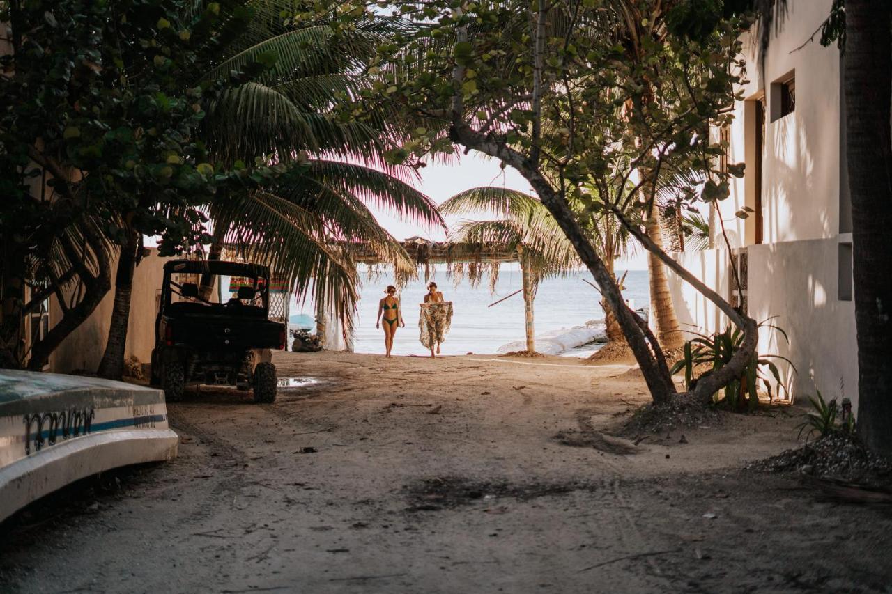 La Diosa Kali Beach Front Hotel Isla Holbox Kültér fotó