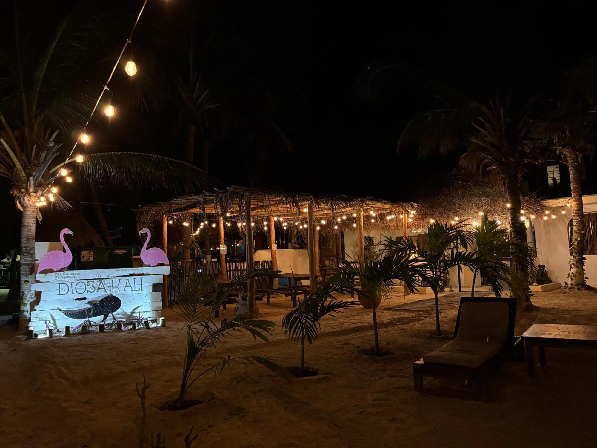 La Diosa Kali Beach Front Hotel Isla Holbox Kültér fotó